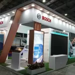 fabricated exhibition stall | Bosch stall fabricators