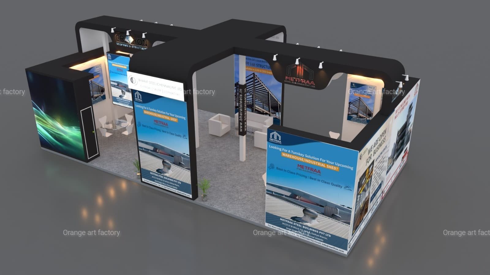 best stall designers in India | exhibition stall fabricators in India